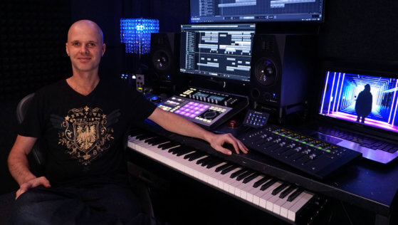 Music Producer Tom Watson at Current Sound Recording Studio